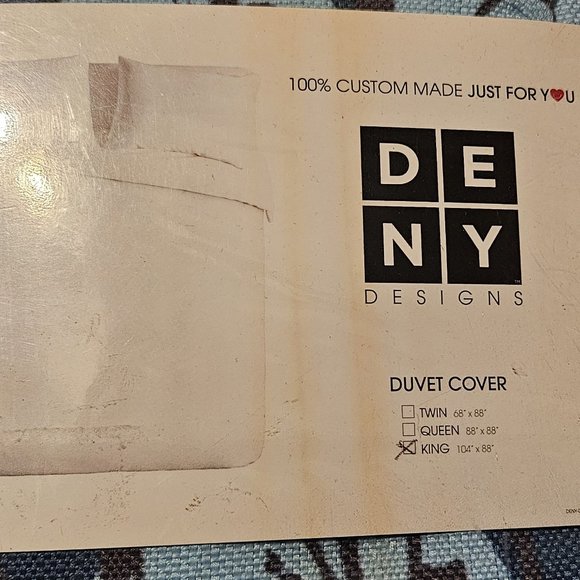 DENY DESIGNS DUVET COVER - KING SIZE - Picture 1 of 6
